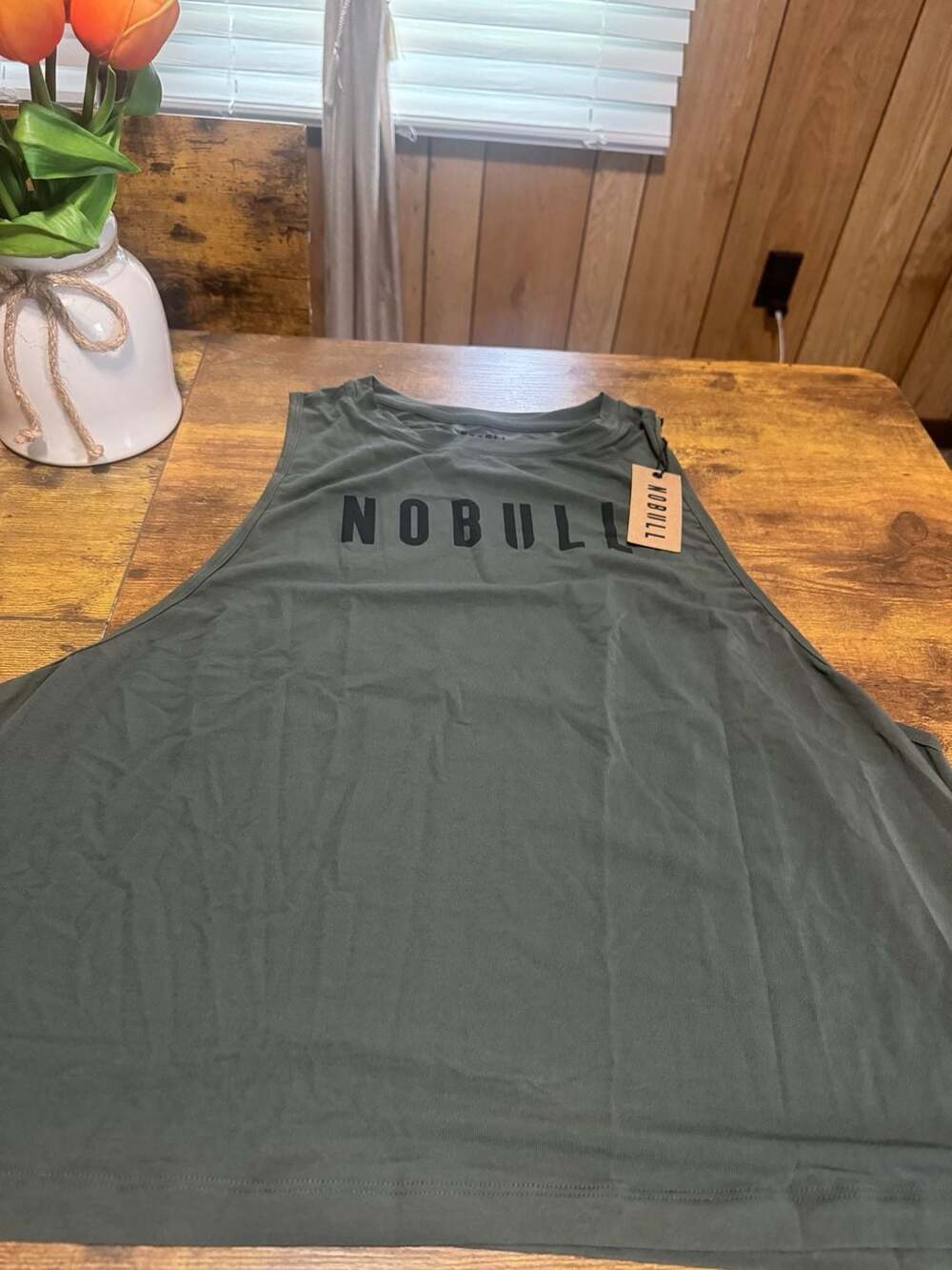 Nobull Women's High-Neck Tank Top in Dark Army